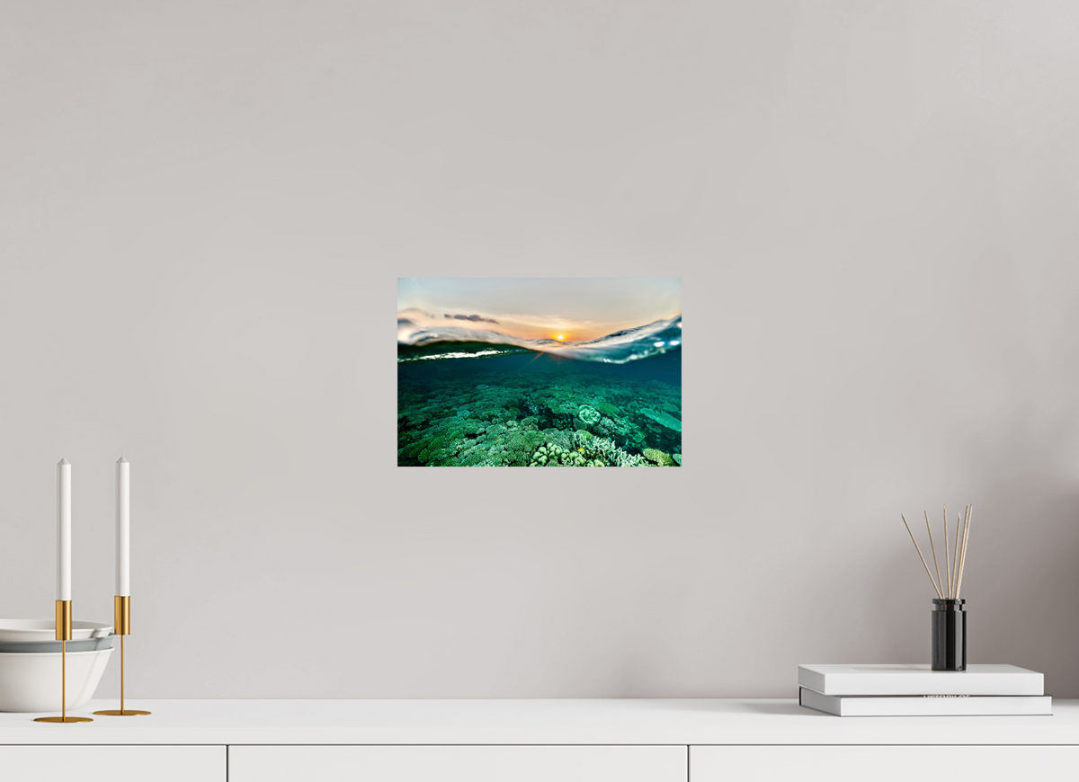 30 x 20 cm, Photo Print On Fuji Crystal DP II Sunrise reef