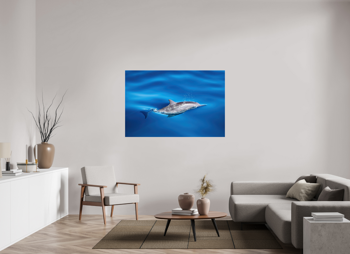 150 x 100 cm, Photo Print Under Acrylic Glass Shape of Water