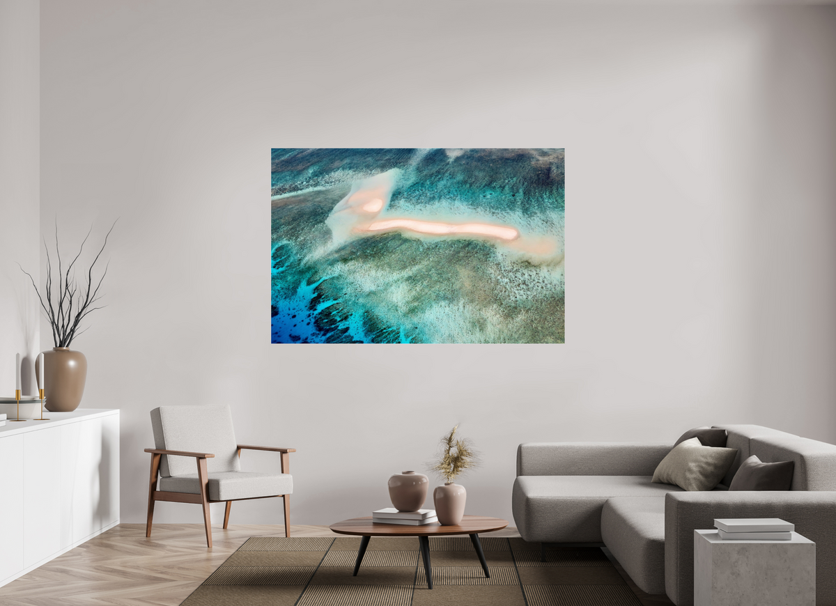 180 x 120 cm, Photo Print Under Acrylic Glass The Sea's Signature