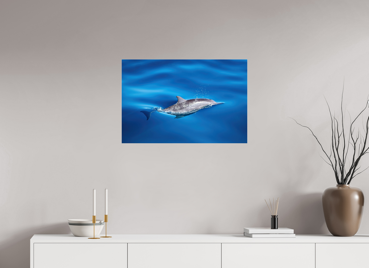 75 x 50 cm, Photo Print Under Acrylic Glass Shape of Water