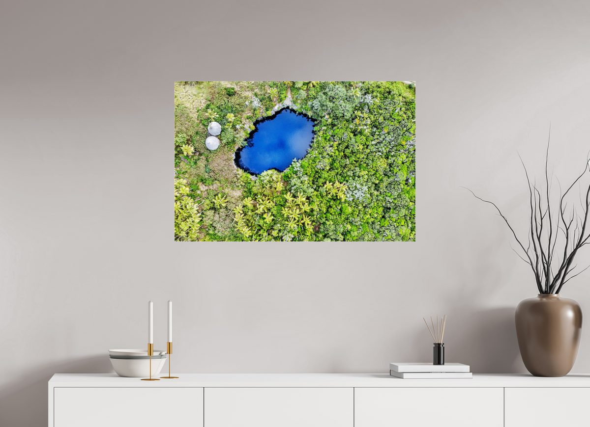 90 x 60 cm, Photo Print Under Acrylic Glass The hidden mirror