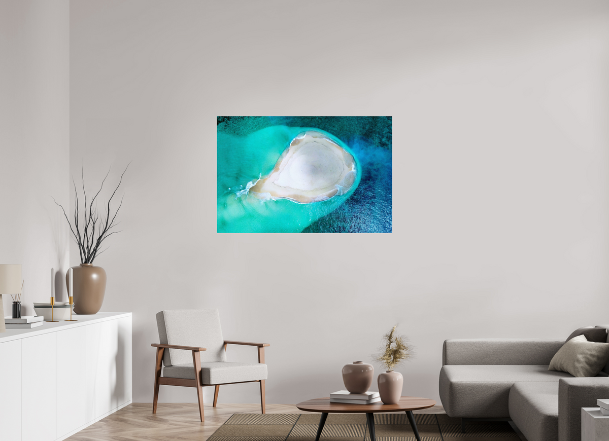 120 x 80 cm, Photo Print Under Acrylic Glass Paradise Island